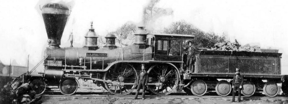 1867 Locomotive on SF&SJ line