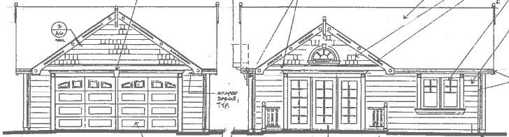 plans for cottage and garage
