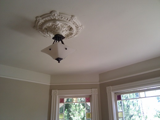 Vollers House parlor light fixture
