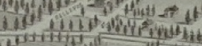 1891 birdseye view of San Mateo